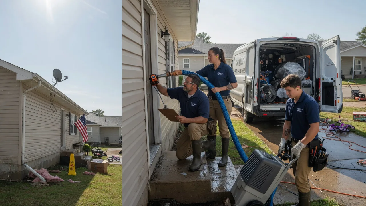 Ceiling Water Damage Restoration in Chana, IL near me